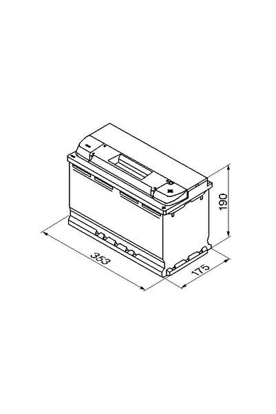 Bosch Starter battery CITROËN JUMPER I minibus (244 Z_) 2002-2006