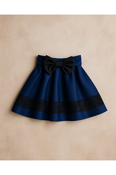 KESKİN BEBE Girl's Ribbon Fabric Skirt