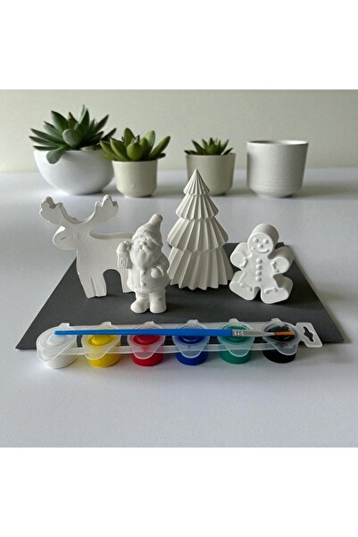 mika house New Year Activity Stone Object Painting Christmas Activity Gift