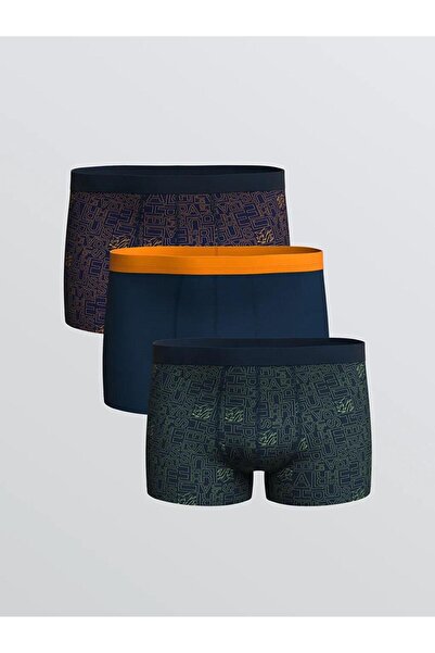 LC Waikiki Boxeri pentru bărbați din bumbac cu matriță standard, 3 piese (W5)