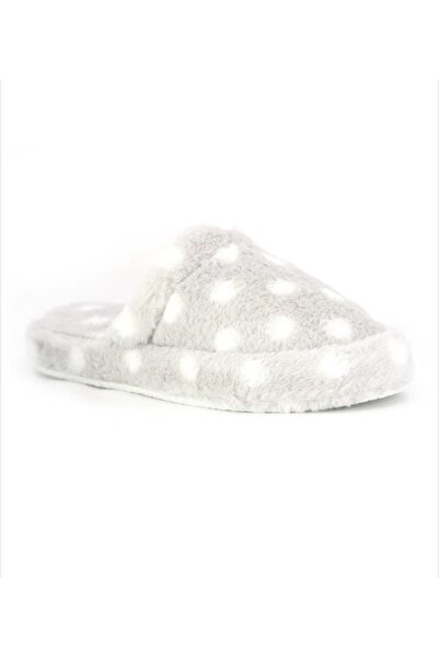 Home Gray Pork-Patterned Women's Winter House Slippers