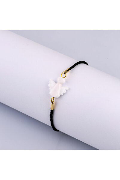 ADAMODART White Angel Murano Glass Beaded Bracelet