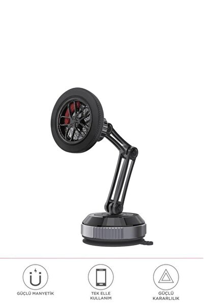 Başkenttekno 060 Sarsılmaz Manyetik 360 Derece Ayarlanabilir Araç İçi Telefon...