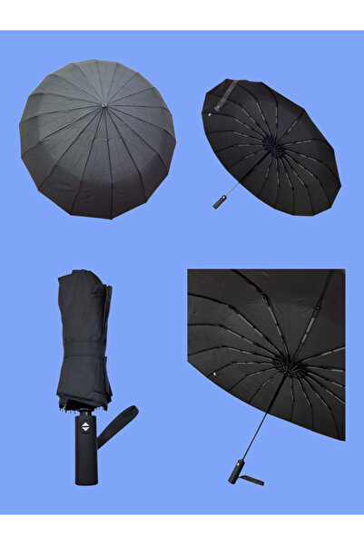 Rainwalker Çift Destekli Süper Ultra Premium Lüks 16 Telli Tam Otomatik Rüzga...