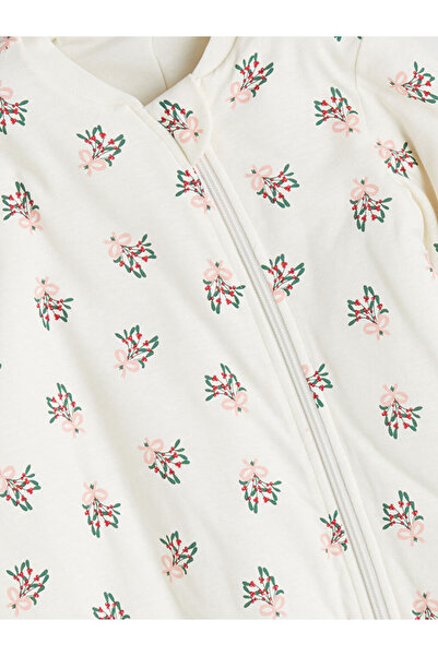 LC Waikiki كيس نوم إكرو 2.5 توج للفتيات الصغيرات مزين بالزهور