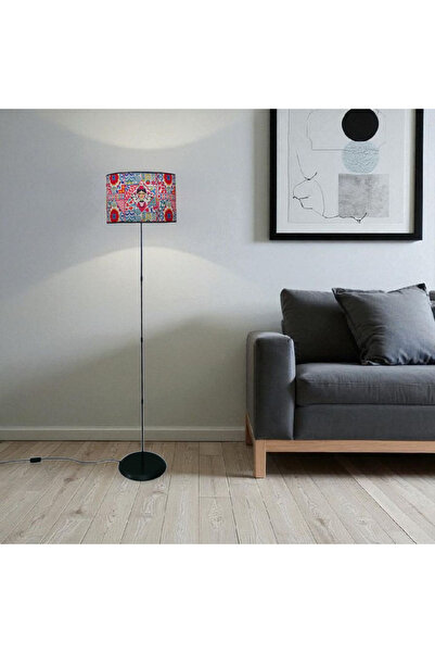 YULAMP HOME CONCEPT ARES METAL AYAKLI DESENLİ BAŞLIK LAMBADER