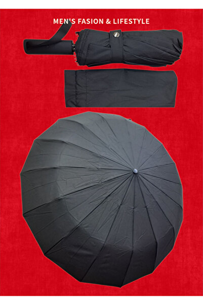 Rainwalker Çift Destekli Süper Ultra Premium Lüks 16 Telli Tam Otomatik Rüzga...