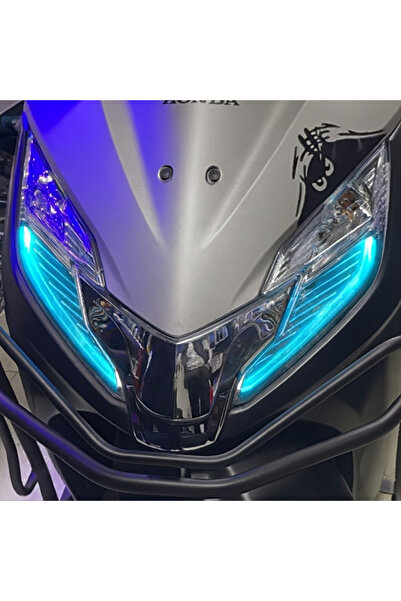 MotoFolyocum Honda Activa 125 Uyumlu Mavisi Far Folyosu