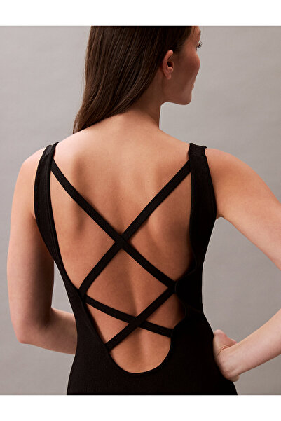 Calvin Klein Cross Back Mini Dress