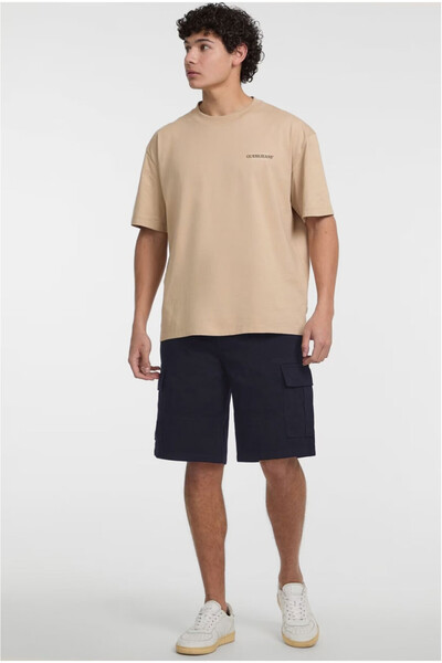 Guess Linen Blend Cargo Shorts