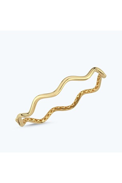 Altınbaş Altın Dalga Kelepçe Bilezik