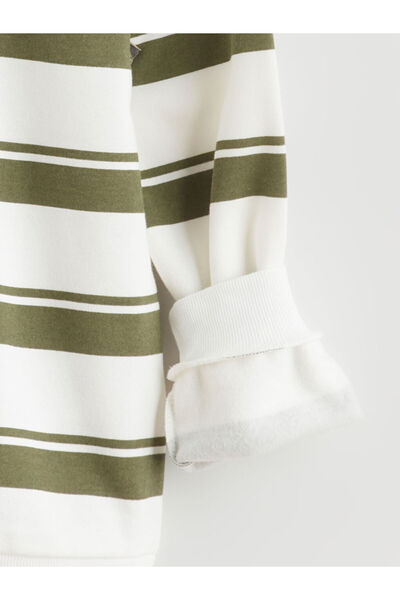 LC Waikiki Crew Neck Striped Boy's Sweatshirt