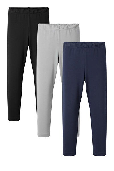 Colorinas 3-Piece Softy Girls' Winter Tights with Hairy Inside