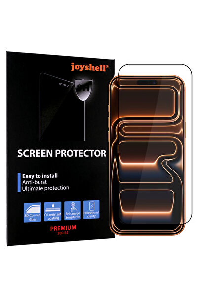 Joyshell Folie pentru iPhone 17 Pro, Sticla Profesionala Ecran 3D, Full Cover...