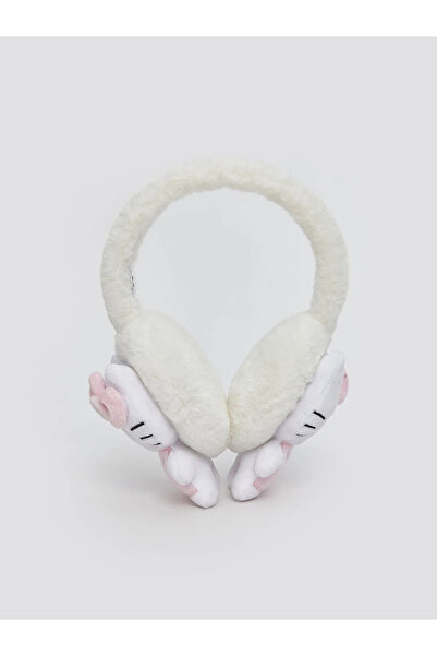 LC Waikiki LCW ACCESSORIES Beyaz YEBU Hello Kitty Baskılı Pelüş Kız Çocuk Kulaklık