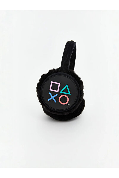 LC Waikiki LCW ACCESSORIES Siyah Playstation Baskılı Erkek Çocuk Pelüş Kulaklık