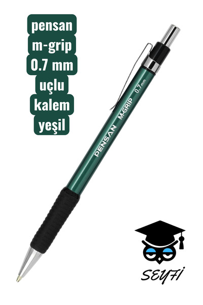 SEYFİKİRTASİYE قلم بنسان إم- فيرساتيل برأس 0.7 ملم مع منطقة إمساك إسفنجية وآل...