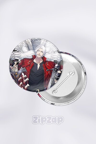 ZipZap Devil May Cry Video Oyun Bilgisayar Oyunu Çanta Süsü Rozet İğneli Buto...