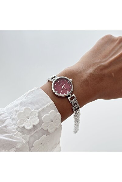 Boise Atelier Rocha Grey-Red Watch |   Clock