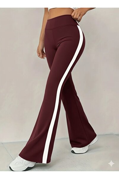 Kokosh moda Pantaloni de scufundări pentru femei talie înaltă evazat i Side s...