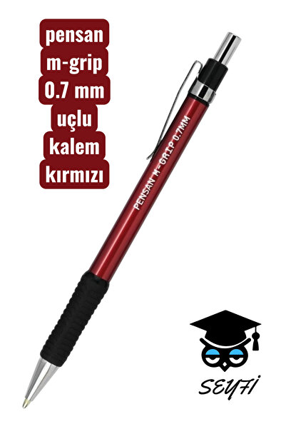 SEYFİKİRTASİYE قلم بنسان إم- فيرساتيل برأس 0.7 ملم مع منطقة إمساك إسفنجية وآل...