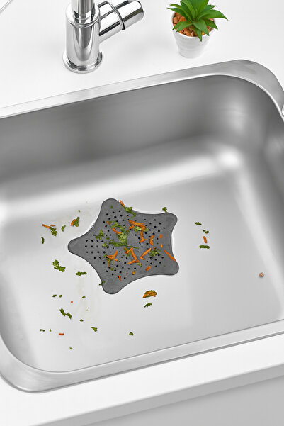 Mode Cool Silikon Yıldız Şekilli Gider Süzgeci – Duş, Lavabo ve Banyo İçin Su...