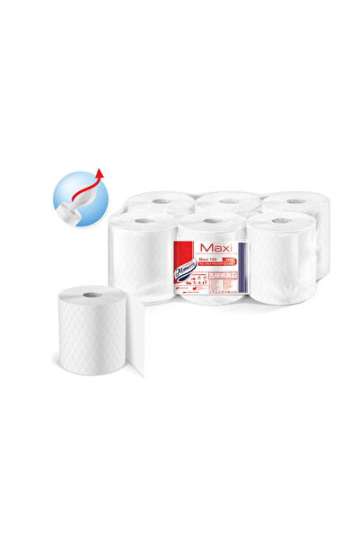 Other Ręcznik papierowy MAXI ALMUSSO 100M 6SZT Biały