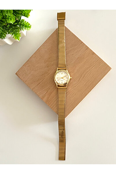 FIERA JEWELRY Retro Model Gold Color Quartz Adjustable Steel Wrist Watch