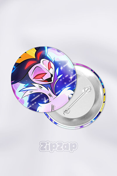 ZipZap Helluva Boss Stolas Blitz Anime Animasyon Çanta Süsü Rozet İğneli Buto...