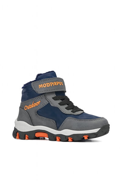 MODAPAPUÇ Çocuk Yünlü Soğuğa Dayanıklı Kışlık Günlük Bot