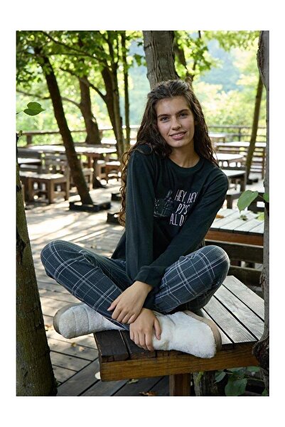 Aydoğan Γυναικείο Σετ Πιτζάμες ΘΕΡΜΙΚΟ με λαιμόκοψη 30054S- 1 Τεμάχιο