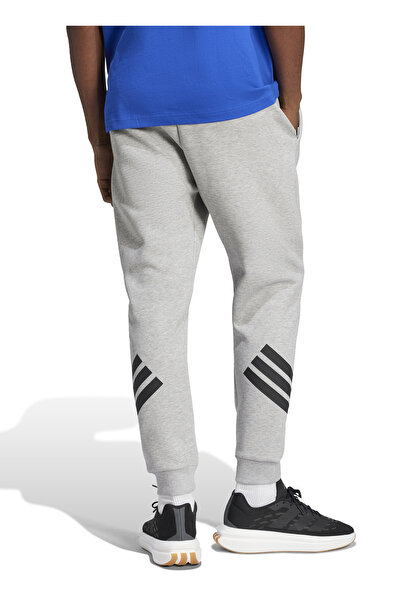 adidas JD4867 M FI 3S PT Gri Lastikli Bel Regular Fit Düz Erkek Eşofman Altı