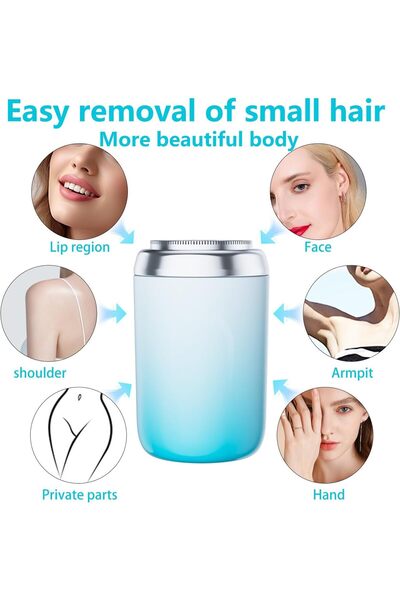 AZONEE Women's Rechargeable Electric Shaver & Trimmer — Face, Body, Eyebrows, Bikini & Underarm