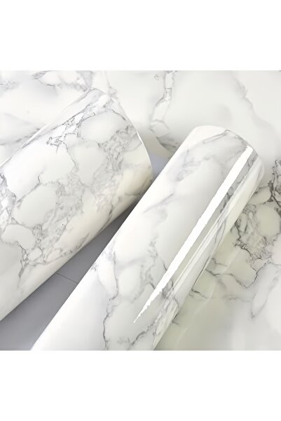 Generic Marble Pattern Wallpaper Grey 60x300cm