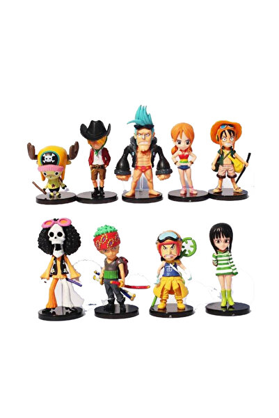 Generic 9-Piece Anime One Piece Collectible Action Figure Model Toy Set For Kids