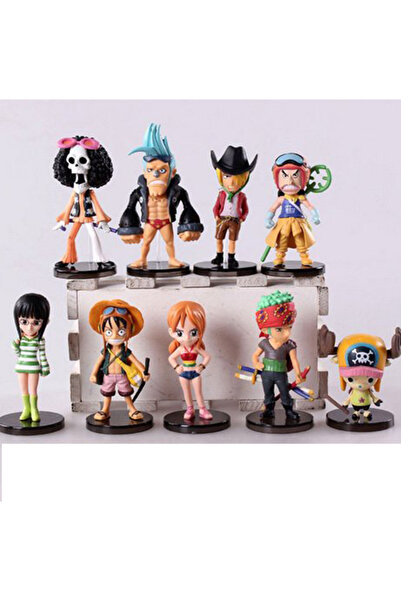 Generic 9-Piece Anime One Piece Collectible Action Figure Model Toy Set For Kids