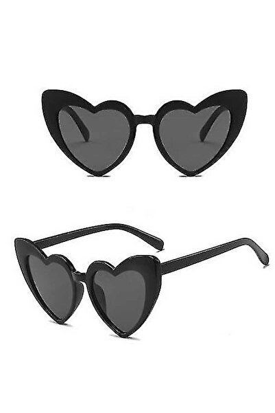 Skygo نظارات حفلات على شكل قلب باللون الأسود مقاس 15x5 سم