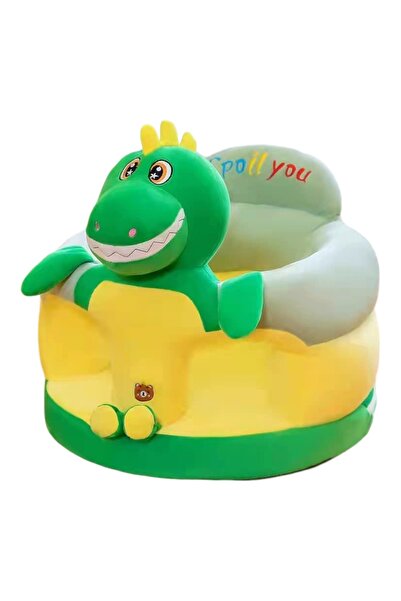 OEM Plush baby armchair with backrest and leg cutout, Dinosaur, 40 cm - FPS-180