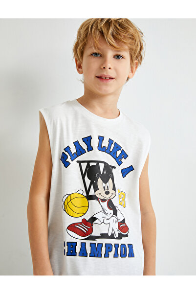 Koton قميص ميكي ماوس بيج للأولاد