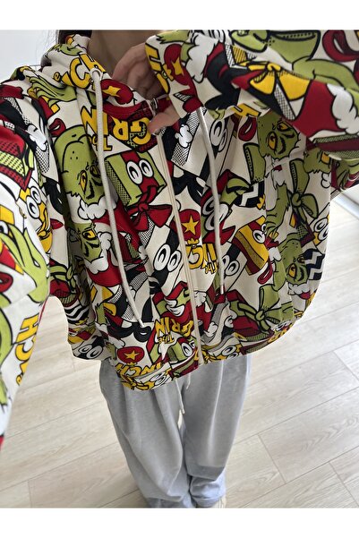 Ceyceygiyim The Grinch Kapüşonlu Ceket