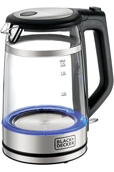 Generic غلاية زجاجية من بلاك آند ديكر، بقدرة تسخين 2200 واط، لفّ بغلاف مزدوج ...