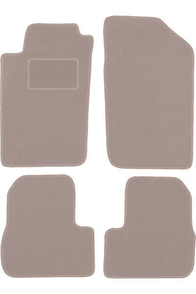 Other Covorașe bej velur pentru: Peugeot 206 hatchback, SW, break, CC, cabrio...