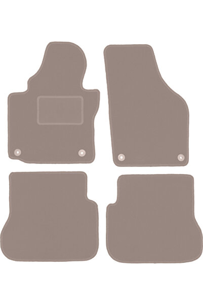 Other Covorașe bej velur pentru: Volkswagen Caddy 2K FL monovolum (2010-2015)