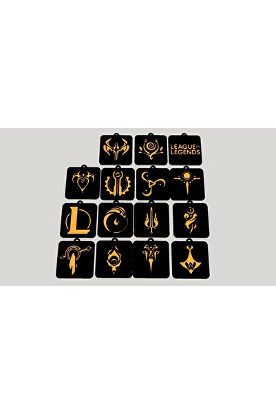 Lena Gift Store مجموعة سلسلة مفاتيح ليج أوف ليجندز 15 قطعة