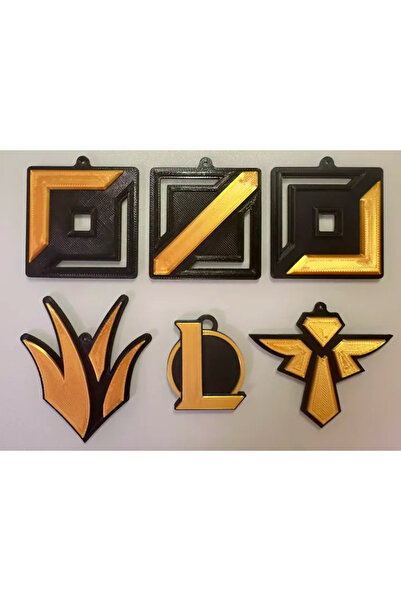 Lena Gift Store مجموعة سلسلة مفاتيح ليج أوف ليجندز مكونة من 6 قطع