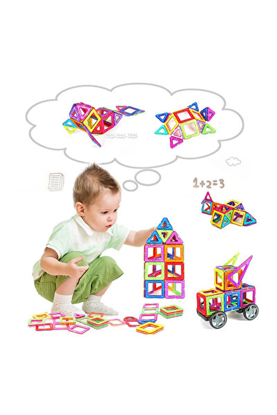Generic 97-Piece Construction Magnetic Blocks Building Toy 3+ Years Durale And Sturdy