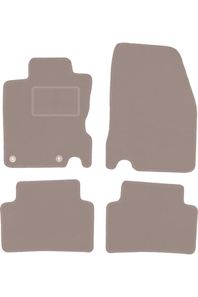 Other Covorașe bej velur pentru: Nissan Qashqai II J11 crossover (2013-)