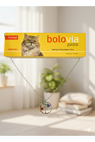 ÇıraPet Bolovia Malt Pasta ve Yaşam Ağacı Kolye