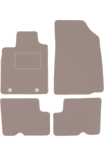 Other Covorașe bej velur pentru: Dacia Logan II sedan, break (2012-)