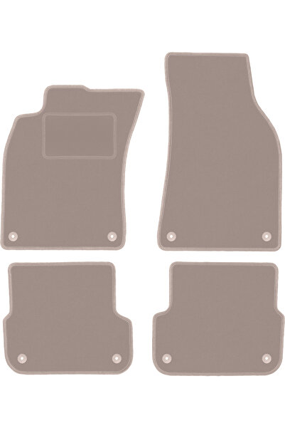 Other Covorașe bej velur pentru: Audi A6 C6 sedan, break, avant (2004-2006)